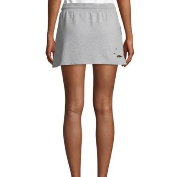 Sam Edelman Drawstring Performance Skirt With Rips - Picture 3 of 8